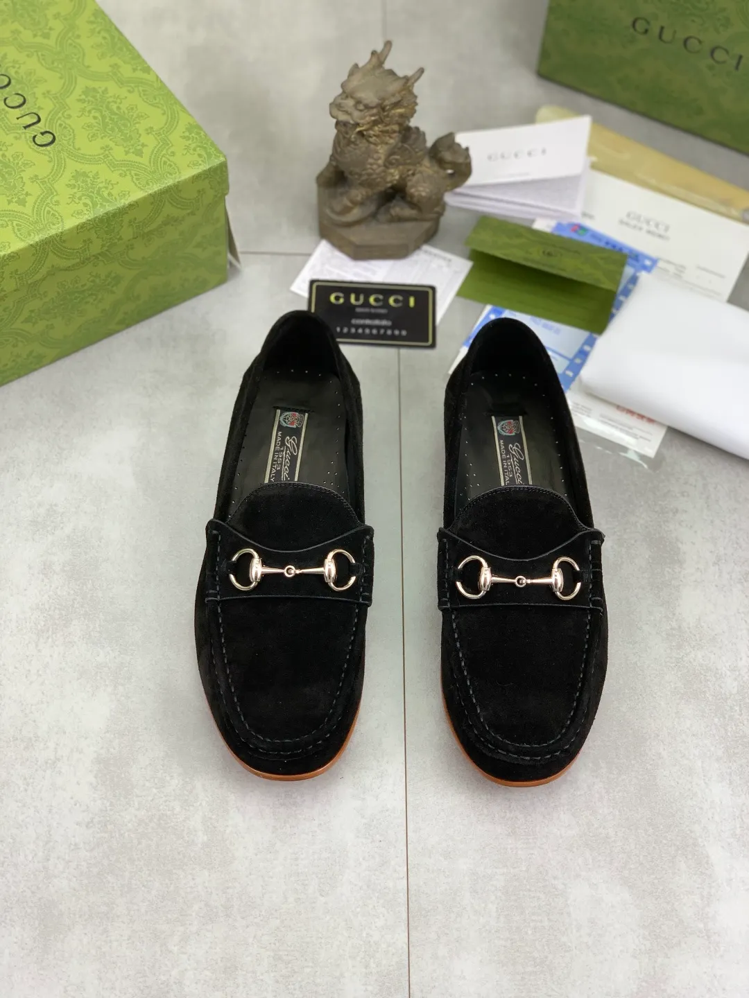 Men's men's shoes 💰P540 [New style] Water-dyed cowhide 💰💎💎💎 [Gucci] Gucci high-end men's formal business leather shoes, original order 1:1 authentic goods! Original imported high-end washed calfskin, original metal buckle, imported first-layer cowhide lining for feet, original outsole, men's shoe size: 38-44, multiple colors available